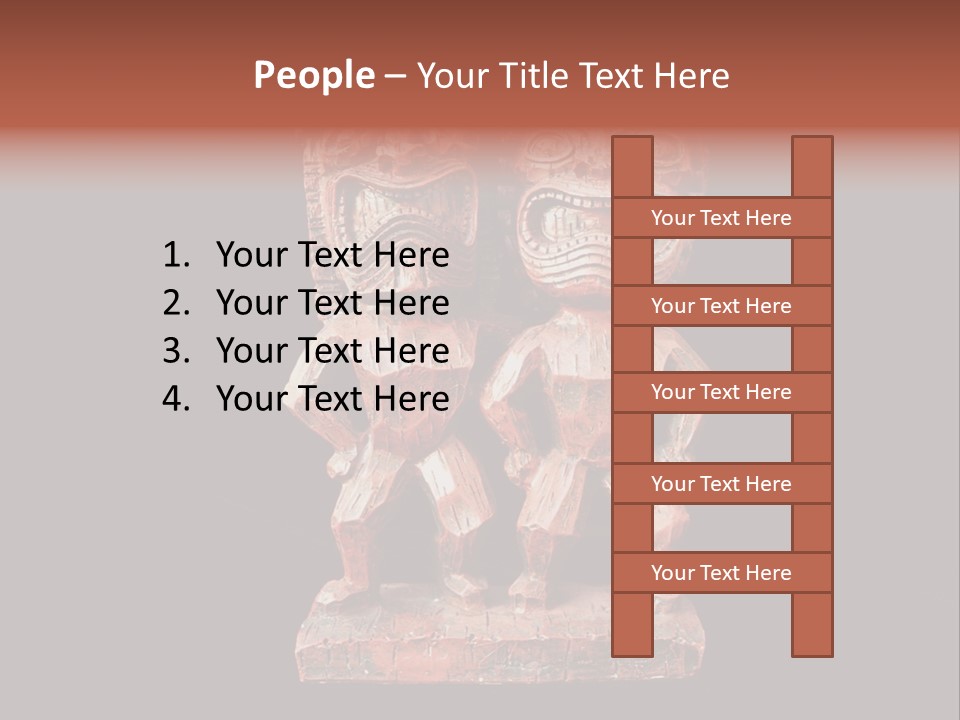 Funny Laughing Creature PowerPoint Template