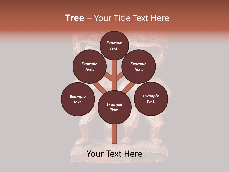 Funny Laughing Creature PowerPoint Template