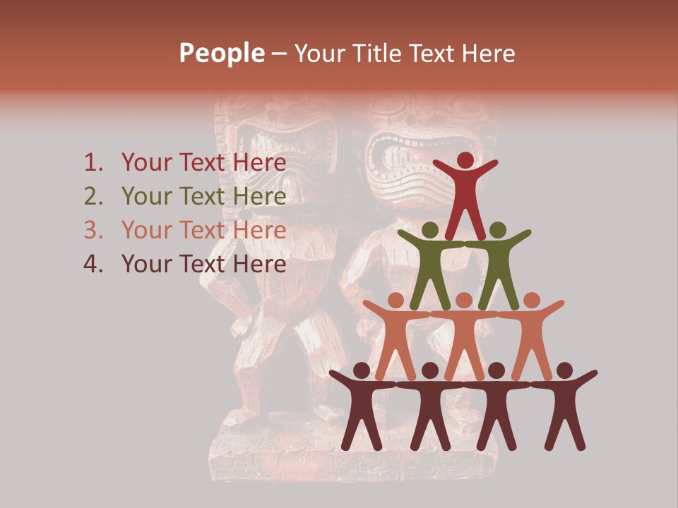 Funny Laughing Creature PowerPoint Template