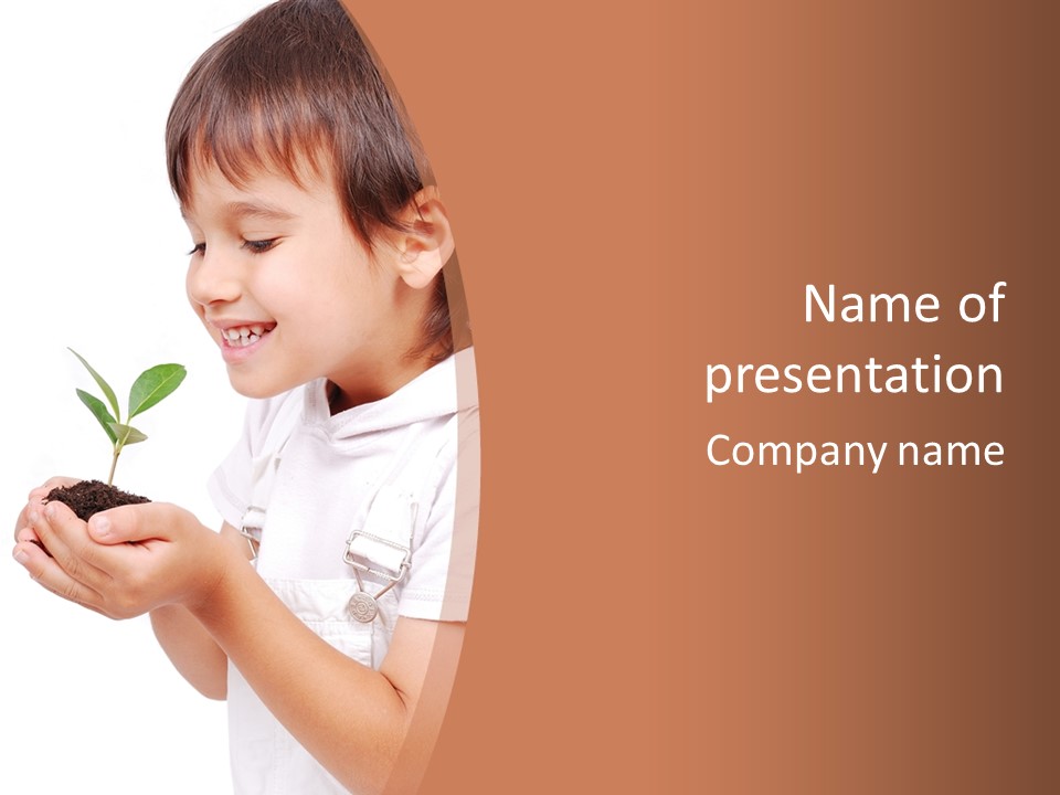 Sprout Emotion Seedling PowerPoint Template