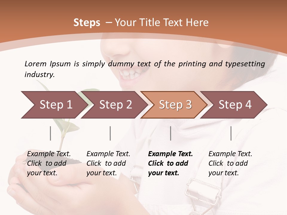 Sprout Emotion Seedling PowerPoint Template