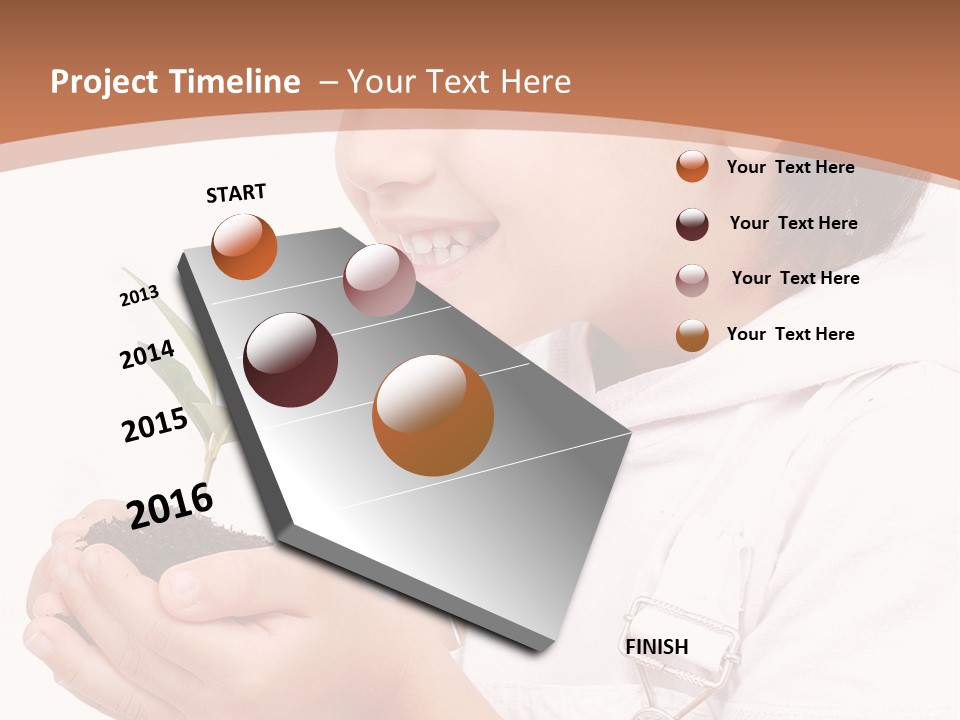 Sprout Emotion Seedling PowerPoint Template