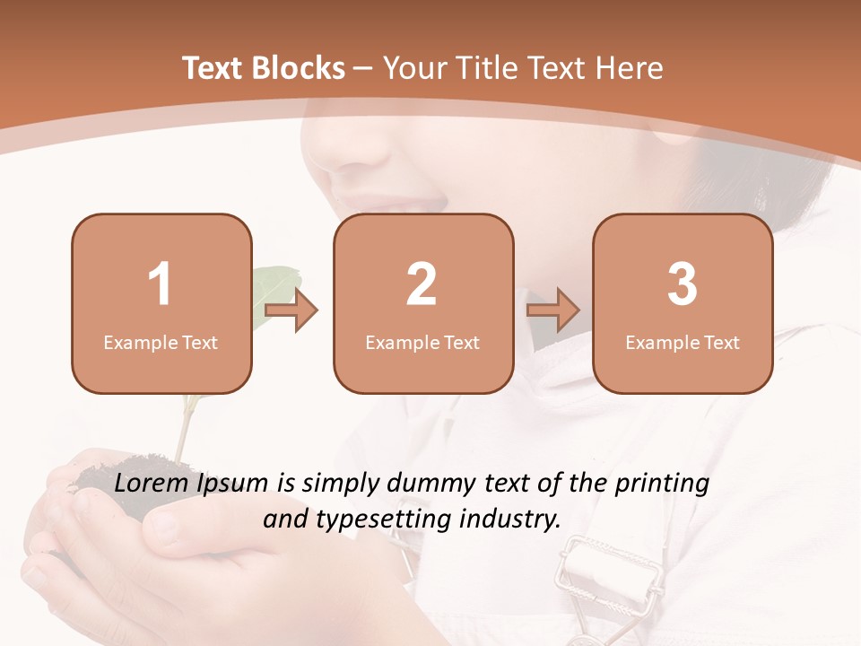 Sprout Emotion Seedling PowerPoint Template