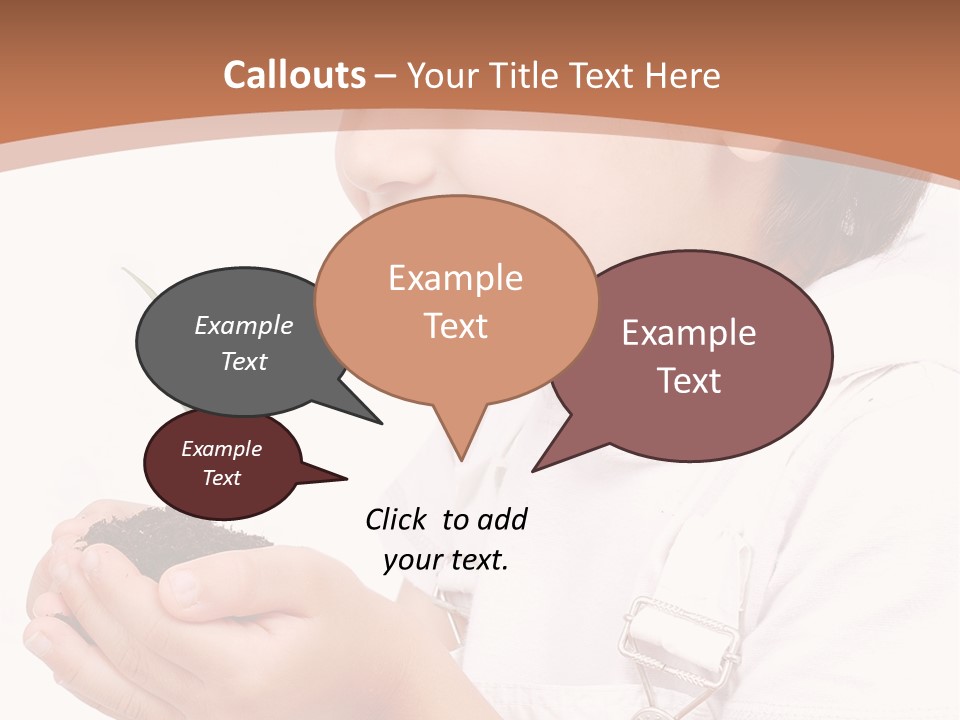 Sprout Emotion Seedling PowerPoint Template