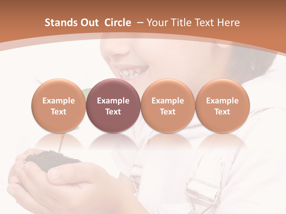 Sprout Emotion Seedling PowerPoint Template