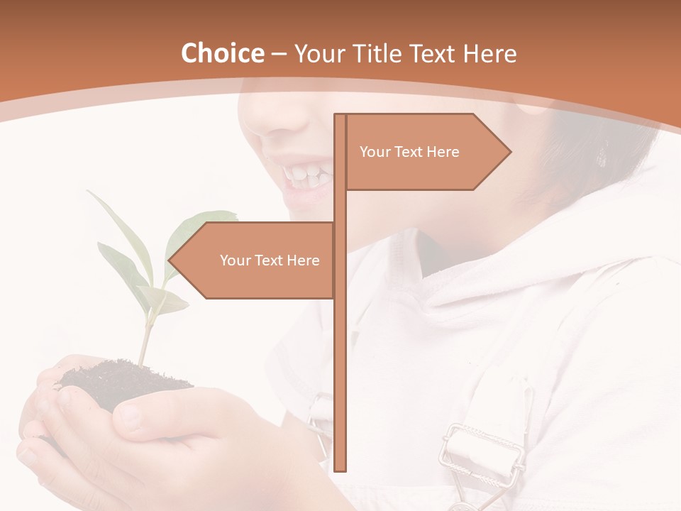 Sprout Emotion Seedling PowerPoint Template