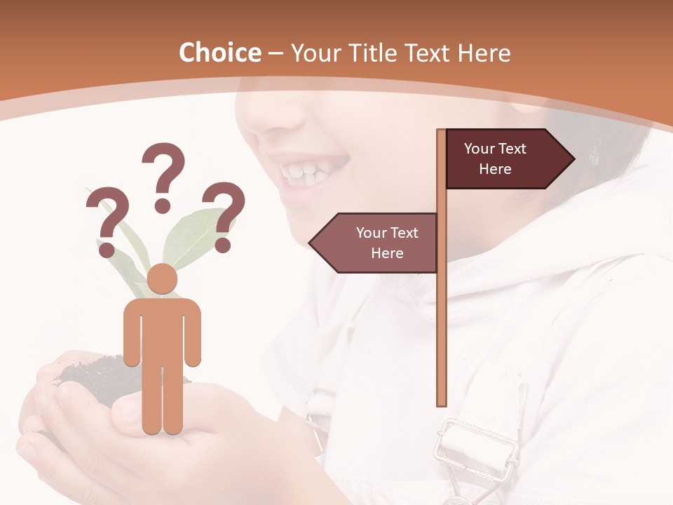 Sprout Emotion Seedling PowerPoint Template