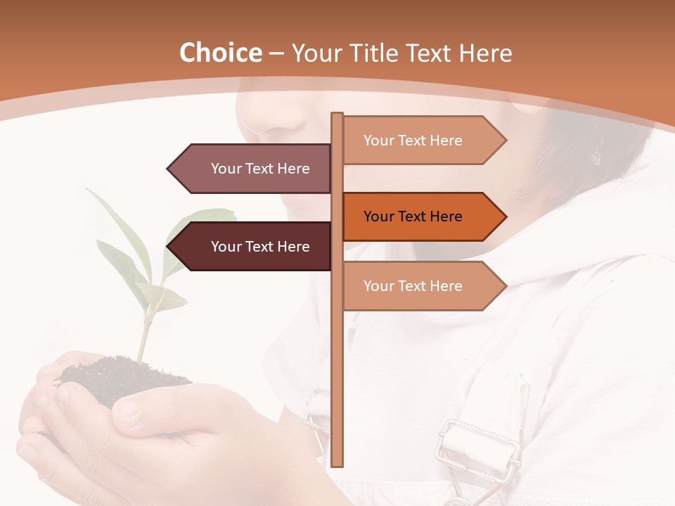 Sprout Emotion Seedling PowerPoint Template