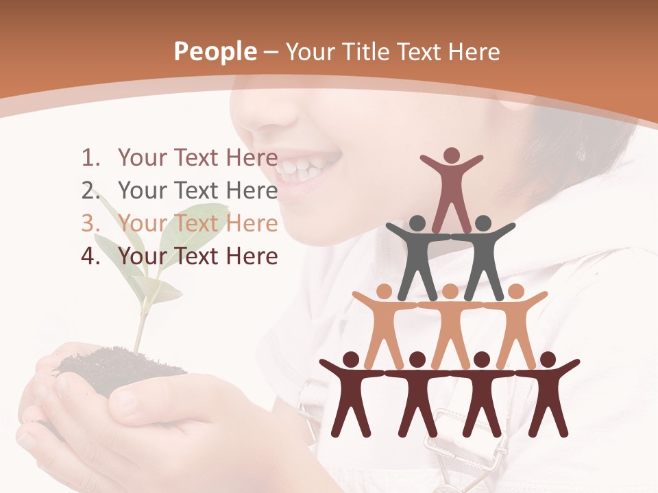 Sprout Emotion Seedling PowerPoint Template