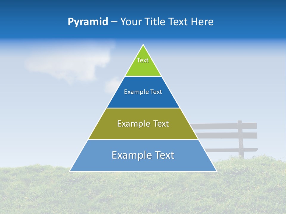 Grass Decision Clouds PowerPoint Template