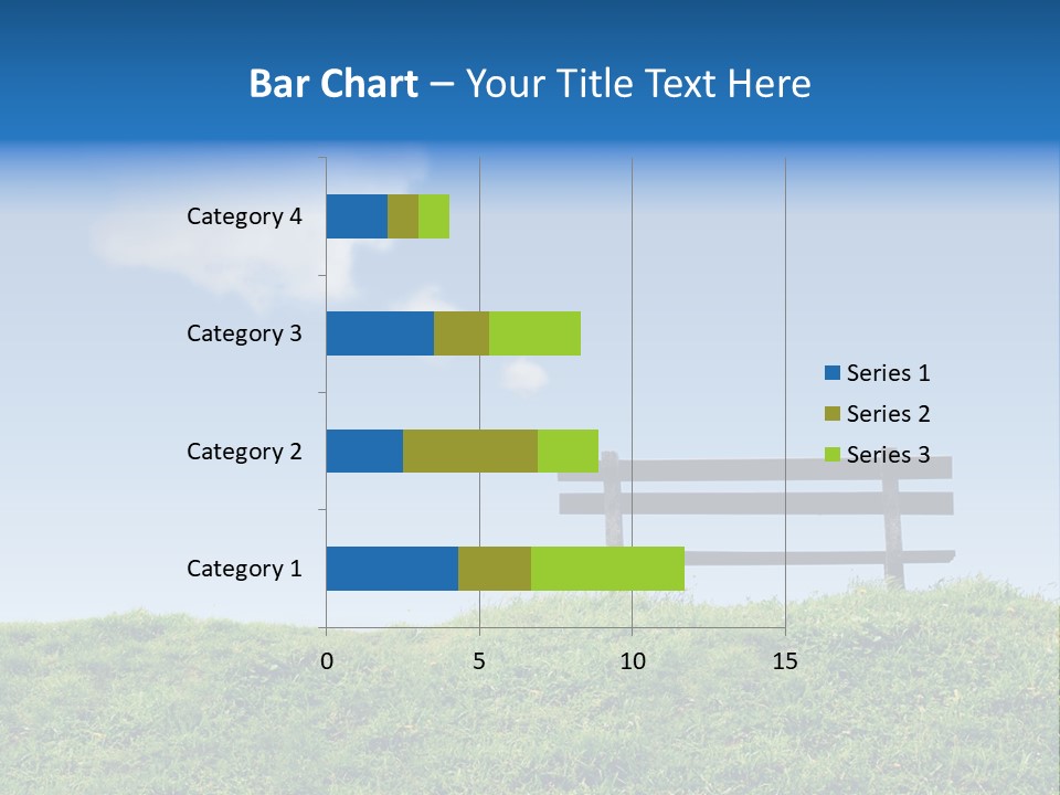 Grass Decision Clouds PowerPoint Template