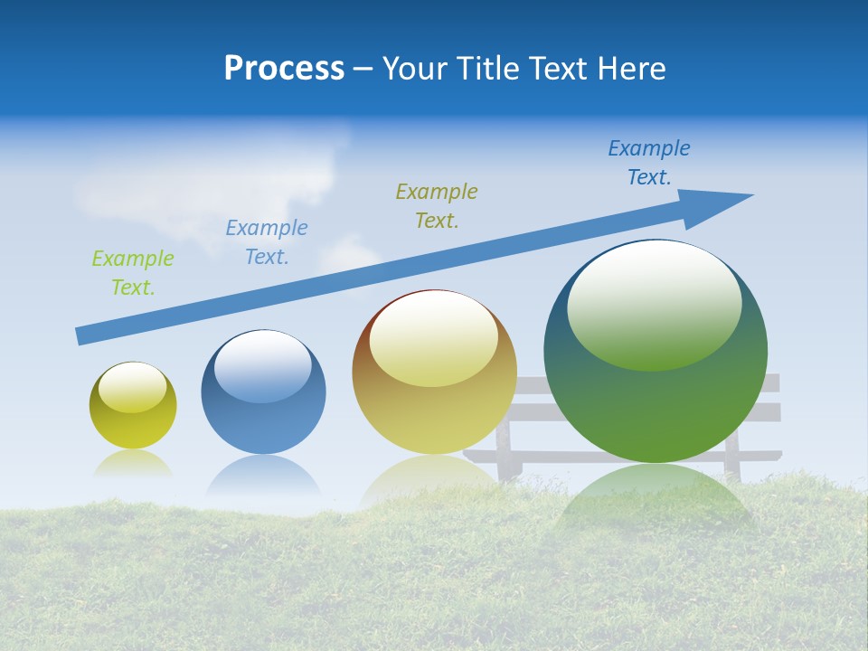 Grass Decision Clouds PowerPoint Template
