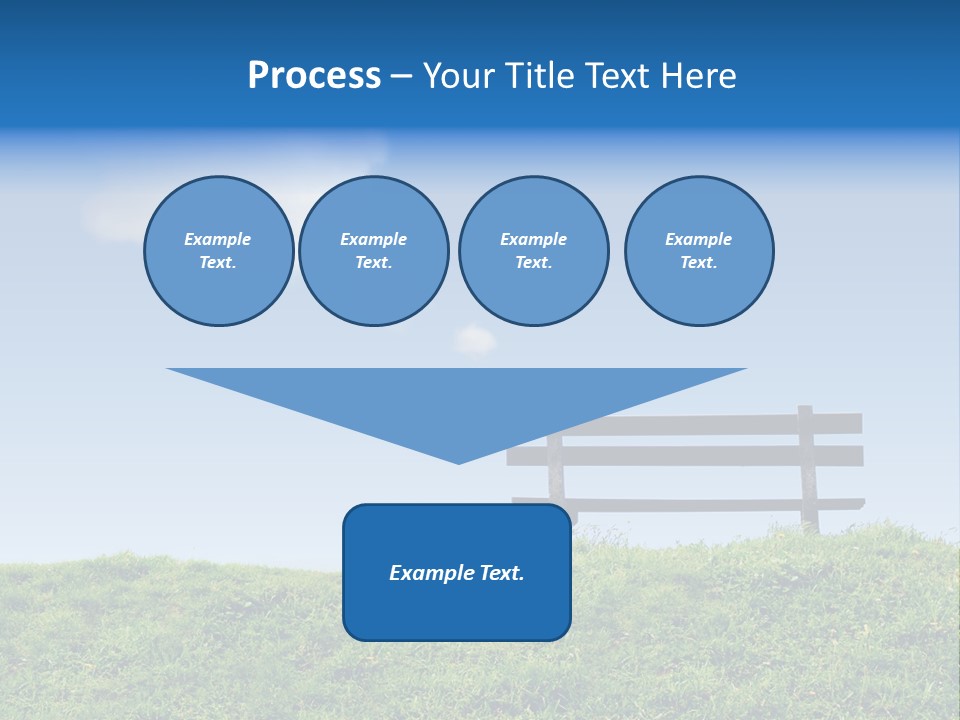 Grass Decision Clouds PowerPoint Template