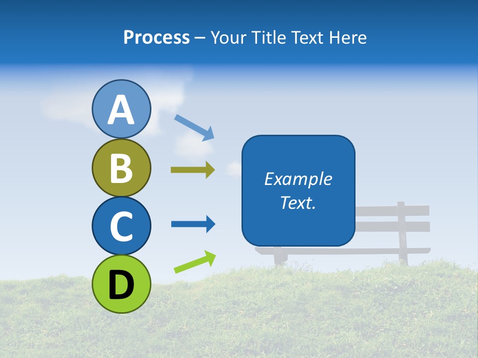 Grass Decision Clouds PowerPoint Template