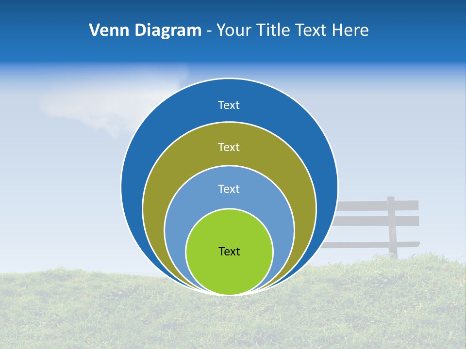 Grass Decision Clouds PowerPoint Template