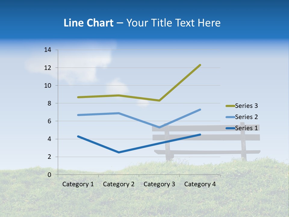Grass Decision Clouds PowerPoint Template