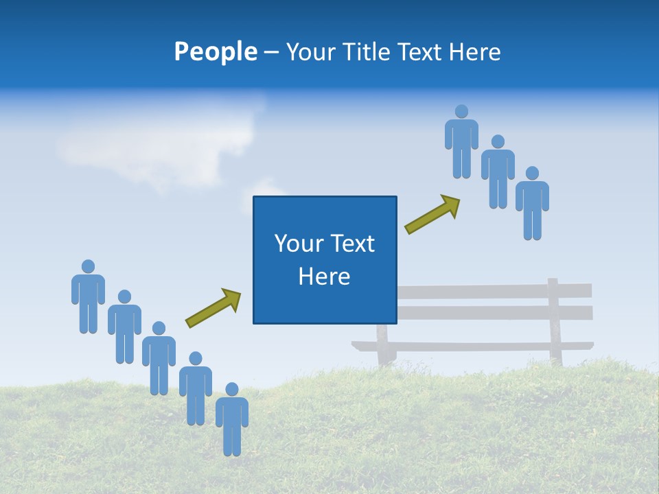 Grass Decision Clouds PowerPoint Template