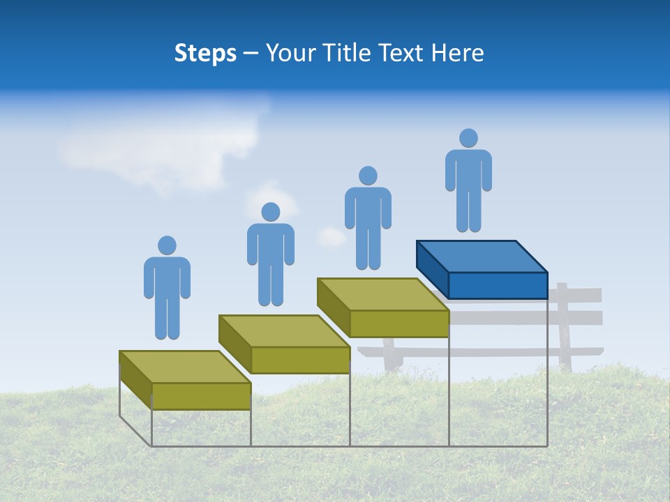 Grass Decision Clouds PowerPoint Template