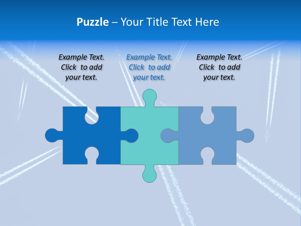 Aviation Sky Civil PowerPoint Template