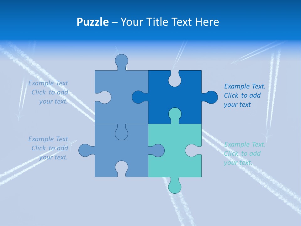 Aviation Sky Civil PowerPoint Template