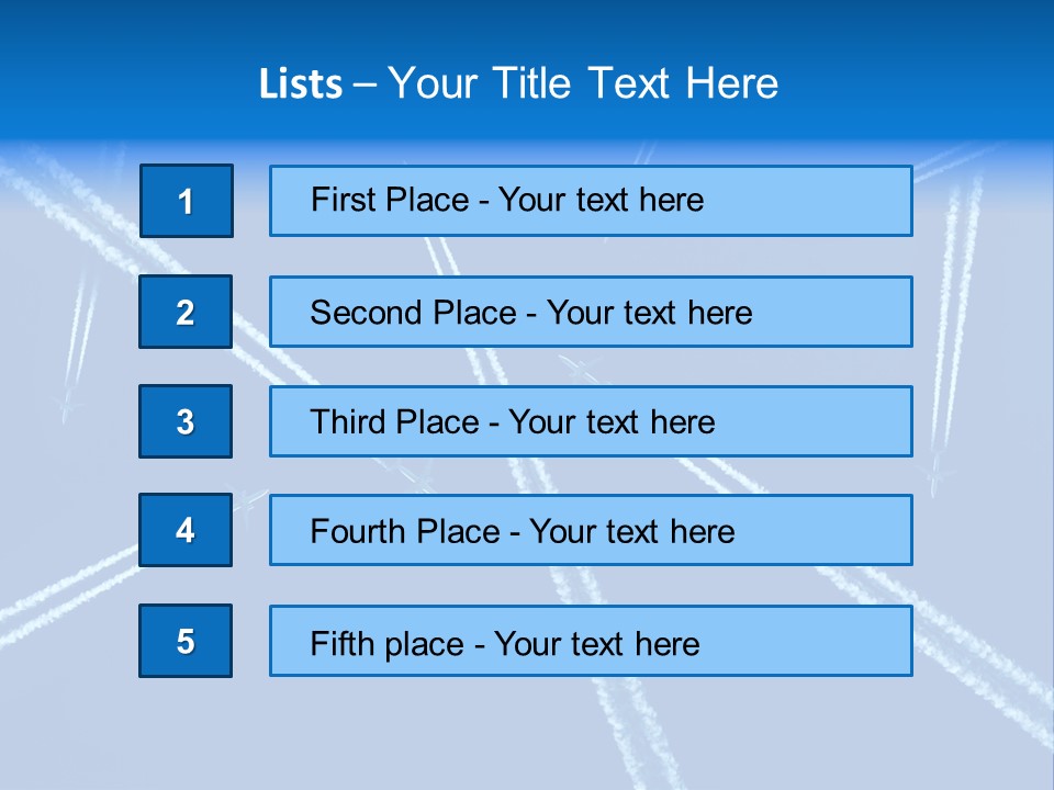 Aviation Sky Civil PowerPoint Template