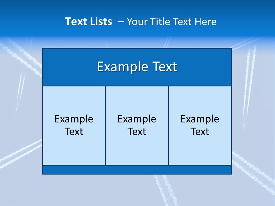 Aviation Sky Civil PowerPoint Template