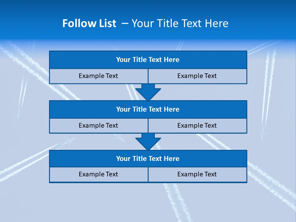 Aviation Sky Civil PowerPoint Template