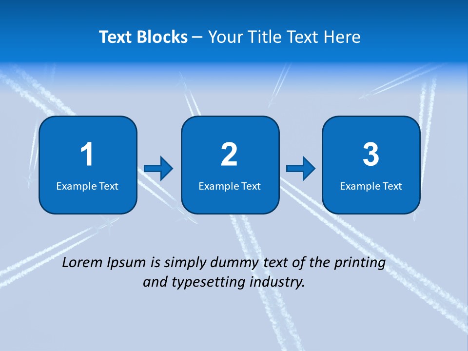 Aviation Sky Civil PowerPoint Template