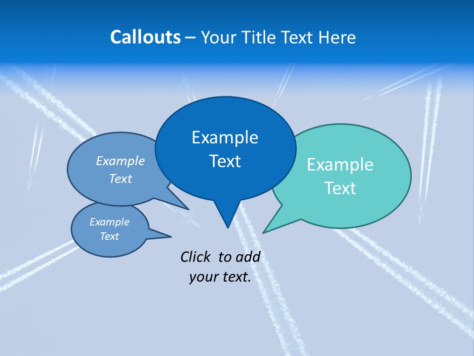 Aviation Sky Civil PowerPoint Template