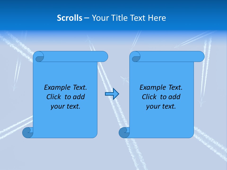 Aviation Sky Civil PowerPoint Template