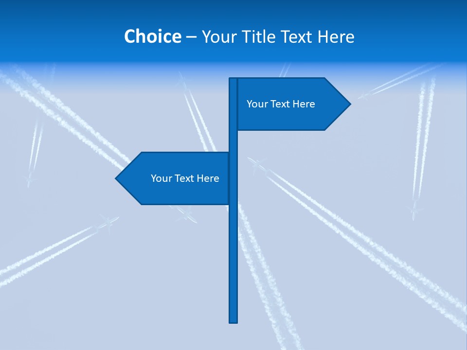 Aviation Sky Civil PowerPoint Template