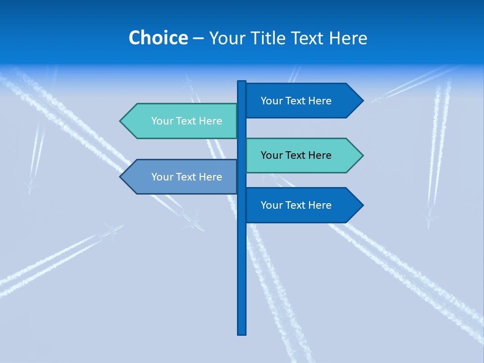Aviation Sky Civil PowerPoint Template