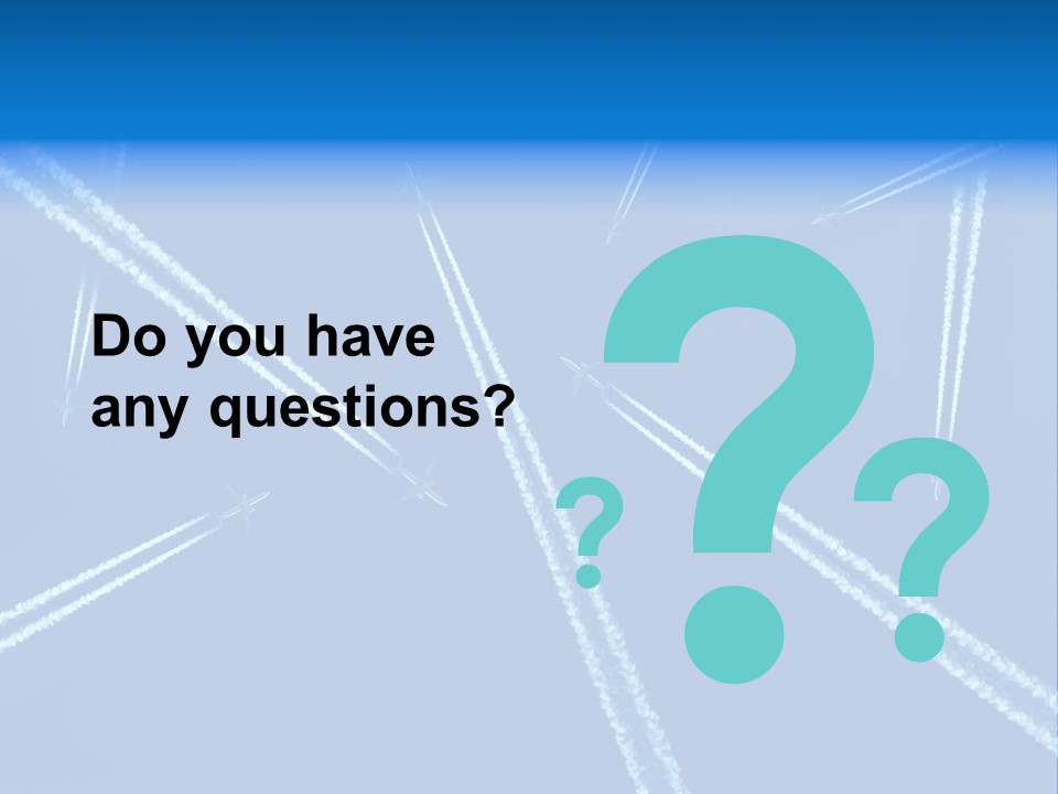 Aviation Sky Civil PowerPoint Template