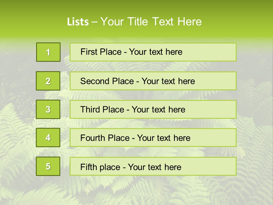 Branch Canopy Nature PowerPoint Template