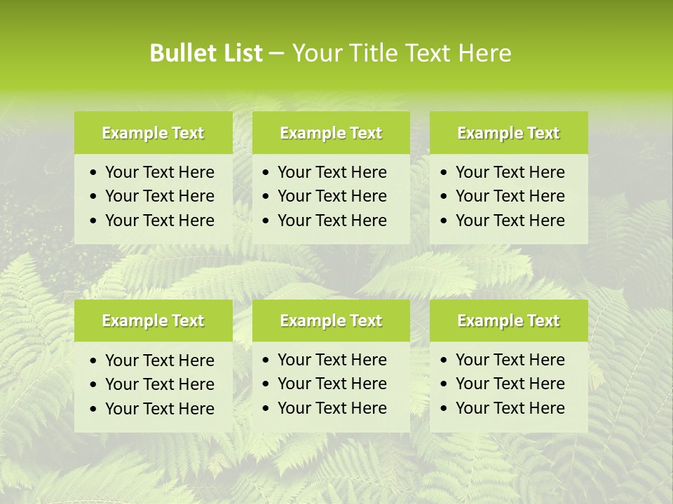 Branch Canopy Nature PowerPoint Template