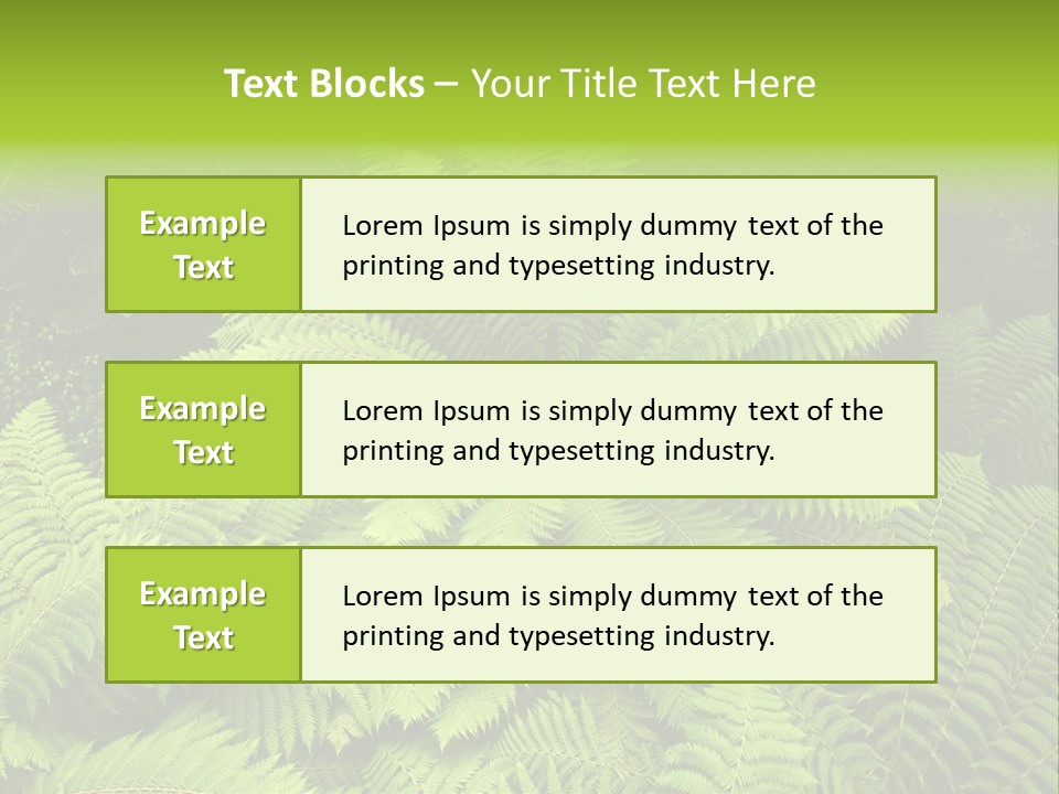 Branch Canopy Nature PowerPoint Template