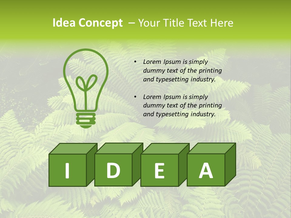 Branch Canopy Nature PowerPoint Template