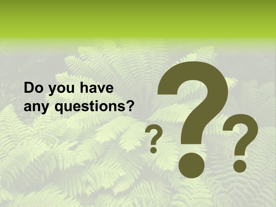 Branch Canopy Nature PowerPoint Template