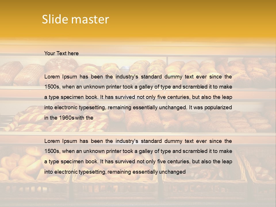 Fresh Poppy Staple PowerPoint Template