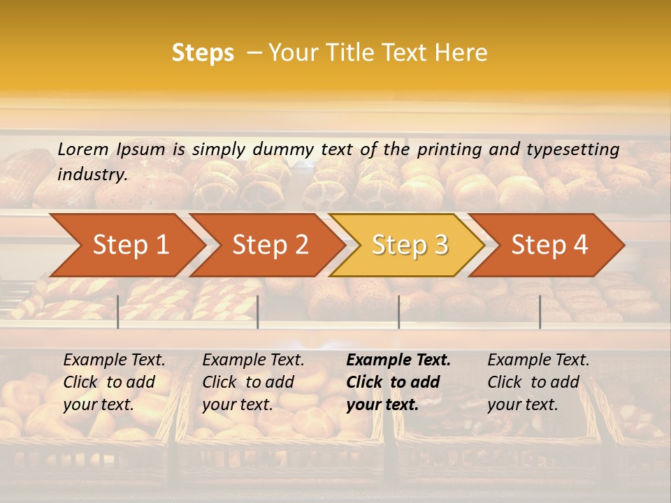 Fresh Poppy Staple PowerPoint Template