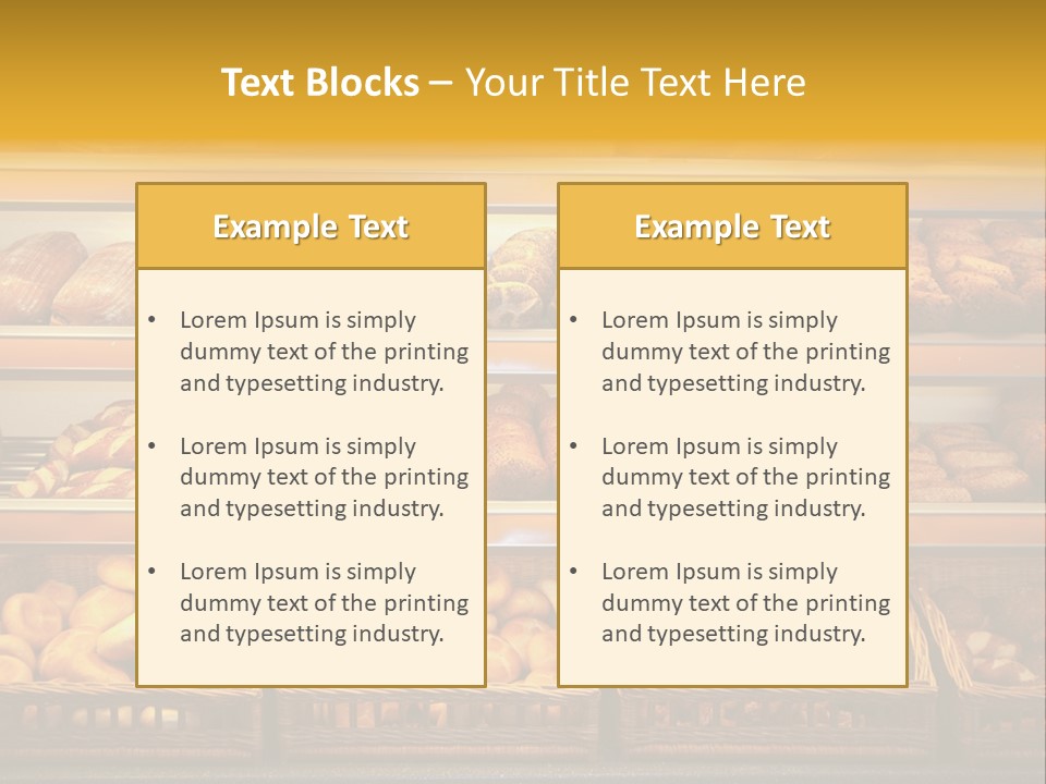 Fresh Poppy Staple PowerPoint Template