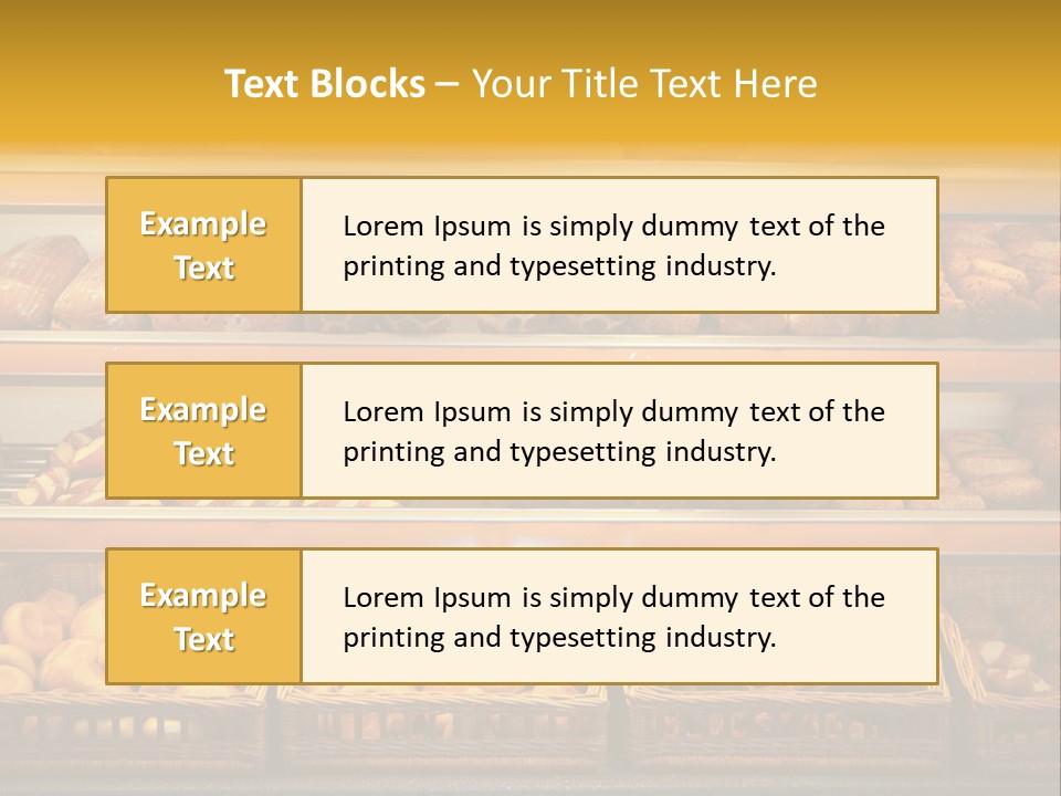 Fresh Poppy Staple PowerPoint Template