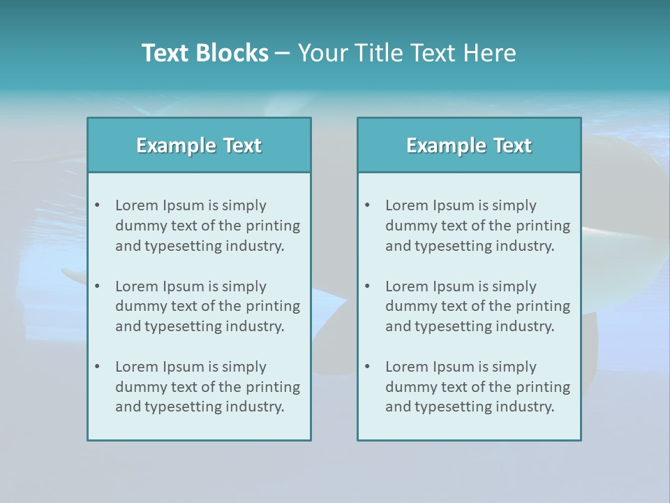 Black Blue Mother PowerPoint Template