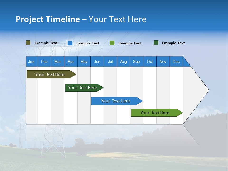 Steel Blue Network PowerPoint Template