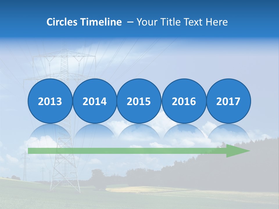 Steel Blue Network PowerPoint Template