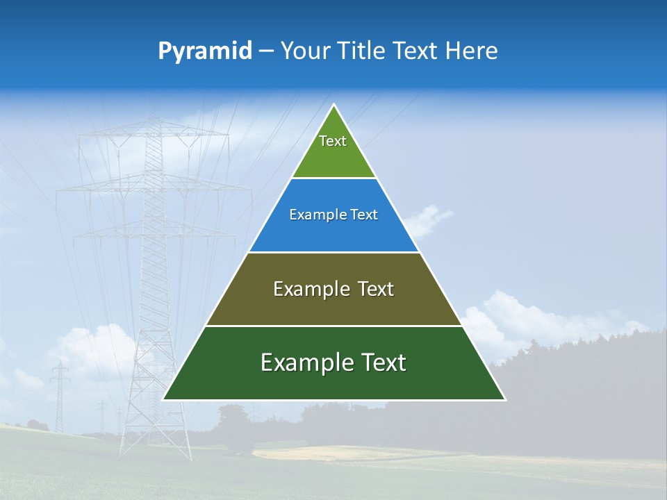 Steel Blue Network PowerPoint Template