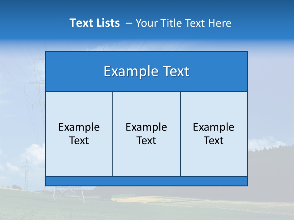 Steel Blue Network PowerPoint Template