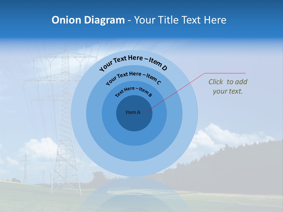 Steel Blue Network PowerPoint Template