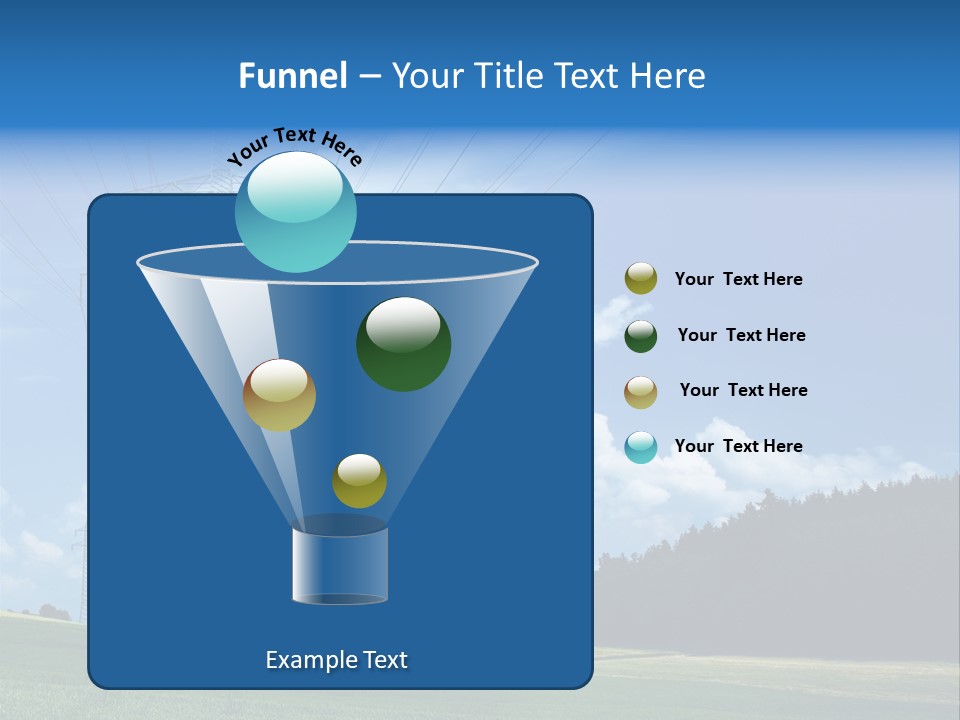 Steel Blue Network PowerPoint Template