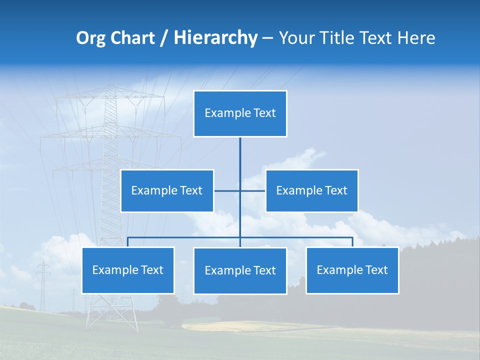 Steel Blue Network PowerPoint Template